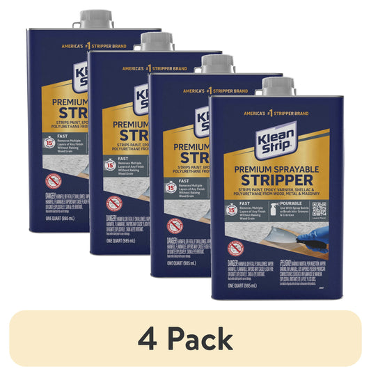 (4 pack) Klean-StripÂ® Premium Sprayable Stripper, 1 Quart