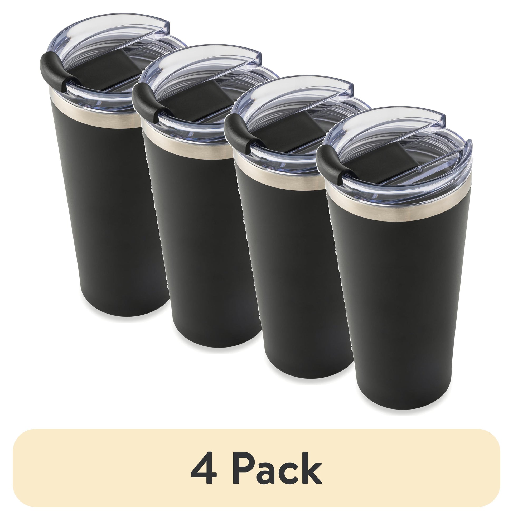 Mainstays 20oz Stainless Steel Tumbler, Black