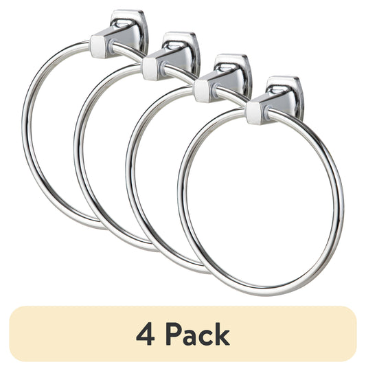 Mainstays Bathroom Towel Holder Ring, Chrome