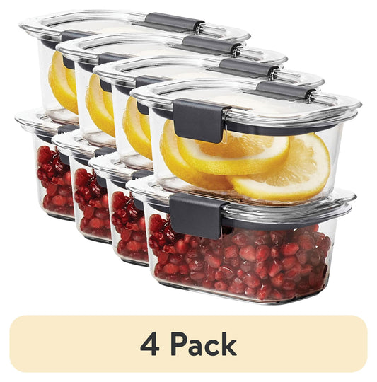 Rubbermaid Brilliance 1.3 Cup Stain-Proof Food Storage Container, Set of 2