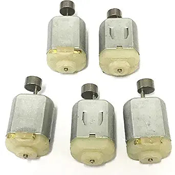 jing Mini Vibration Motor 130 Mini Vibration Motor DC 1.5-6V 5200RPM for Electric Toys Replacement - (5 Pcs)