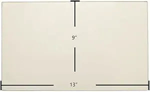 Brunco Spitfire Stove Door Glass Replacement Γ 13" x 9" High-Temperature Ceramic Glass Panel (SFS8)