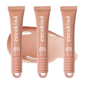 Cocokind Ceramide Lip Blur Balm 3 Pack, 0.37 Oz (Be Powerful, Soft Brown)