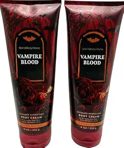 Bath & Body Works Vampire Blood Ultimate Hydration Body Cream 8 Ounces Pack of 2