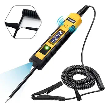 AWBLIN 4-75V DC Automotive Test Light with LCD Digital Voltmeter