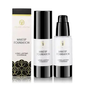 White Liquid Foundation for Halloween Makeup,Goth Foundation Liquid Makeup