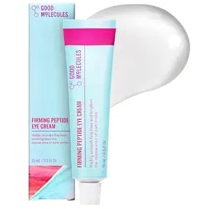 Good Molecules Firming Peptide Eye Cream, Bakuchiol Under Eye Cream, 15 ml