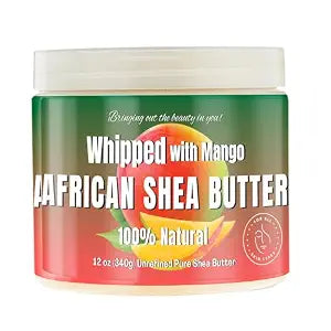 RA COSMETICS Whipped Shea Butter with Mango Extract, 12oz