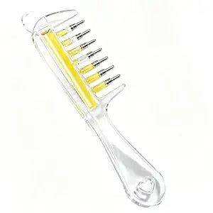 Scalp Oil Applicator Comb with Dropper for Hair Serum - Clear