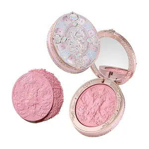 Flower Knows Knight Unicorn Satin Blush for Cheeks, Cool-Toned Light Rose