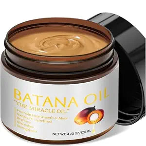 100% Natural Raw Batana Oil for Hair Growth, 4.23 Fl Oz
