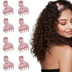 8Pcs Root Lifting Hair Clips, Curl Hair Volumizing Clips for Women, Volume Clips for Curls, Fine Hair, Long Hair Root Lifting Hair Clips