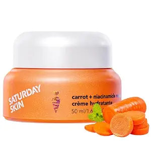 Saturday Skin Carrot Niacinamide Moisturizer: Ceramide Barrier Cream, 50ml