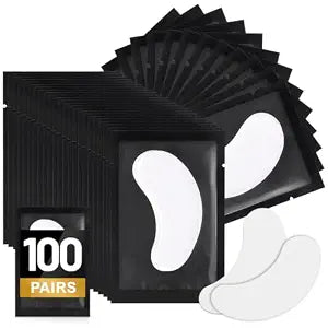 100 Pairs Hydrogel Eye Patches,Lint Free Under Eye Pads for Lash Extensions