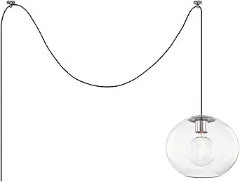Mitzi HL270701L-PN Margot Pendant, 1-Light 60 Watts, Polished Nickel