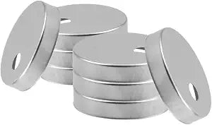 ARTIBETTER 4pairs Modern Bathroom Upgrade of Stainless Steel Toilet Bolt Covers Decorative Screw Cap Covers for Bolt Hiding Quick Installation