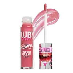 Ruby Kisses Hyaluronic Lip Gloss, High-Shine Volumizing Plumping Hydrating