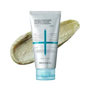 MEDIHEAL Madecassoside Derma Cream Facial Cleanser, Wash Mask (4.06 fl oz)