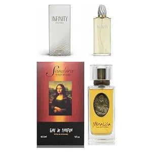 Sandora Fragrances Women's Perfume 2-Pack – Eau de Parfum – Two Full-Size 100 ml Bottles – Clean Fresh Floral + Elegant Classic Floral Fragrance