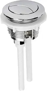 2PC Dual Flush Push Button, 38mm Toilet Flush Button Replacement Universal Round Head Toilet Flusher Buttons Replacement Accessories for Bathroom Water Tank