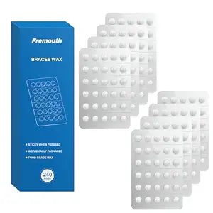 Fremouth Orthodontic Wax for Braces - 240 Count Braces Wax