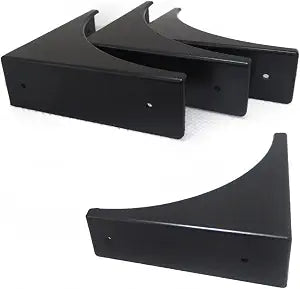 Corner Guard,glrovazas 4 Pcs Decorative Desk Box Corner Protector Desk Case Edge Cover Safety Guard Furniture Corner Bumpers Thickened Hardware for Jewrlry Box CabinetBlack