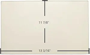 Osburn Stratford Fireplace Ceramic Glass Panel (13 3/16" x 11 7/8") Γ Replaces SE53240