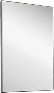 Sawyer 31x21 Mirror | Silver Finish | Contemporary Decorative Wall Mirror | Ideal for Entryways, Bedrooms & Bathrooms | Sawyer Collection | W00501