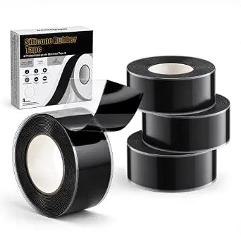 Self Fusing Silicone Tape (40 Ft Total) Plumbing Tape for Repair Pipe