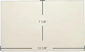 Black Bart Single Door (BBSD) Glass Replacement Γ 13 7/8" x 7 7/8" High-Temperature Ceramic Glass Panel (BBSD)