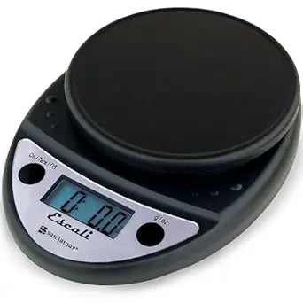 San Jamar Escali Primo NSF Listed Digital Scale, 11 lb/5 kg, Black (SCDGP11BK)