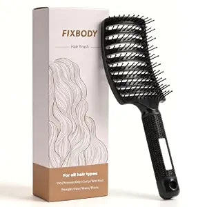 Curved Vented Hair Brush,Detangler Brush Faster Blow Drying for Women, Men