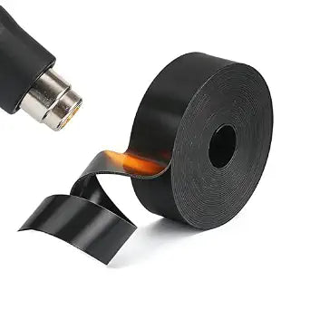 16.5FT Heat Shrink Tape, Electric Heat Tape Shrink Wrap Roll for Electrical Cables, Wires, Pipes, Adhesive Activates Upon Heating Melts and Seals