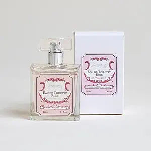 Natural Floral Eau de Toilette (100 ml) 99.60% Natural Origin Vegan Unisex (100 ML, Rose)