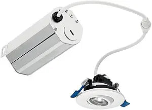 Kichler Direct-to-Ceiling 2 inch Round Mini Gimbal 27K LED Downlight in White