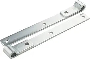 National Hardware N129-767 Heavy Duty Gate Hinges 12 in Strap Hinges with WeatherGuard Protection Zinc-Plated Steel for Barn Door Gates Fence Hardware 150 lbs Capacity