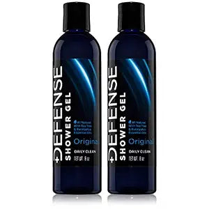 Defense Soap Tea Tree Body Wash All Natural Organic Shower Soap 8 oz 2PK