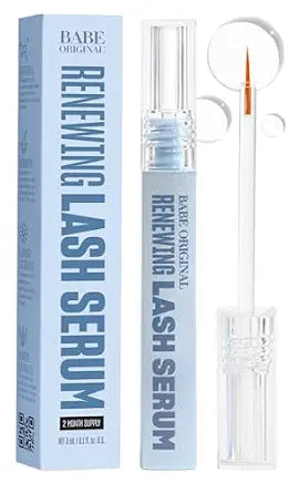 Babe Original Renewing Lash Serum for Longer-Looking Lashes, Peptides
