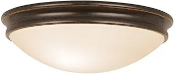 Access Lighting - HI Atom-Flush Mount-14 Inches Wide by 4 Inches Tall-Oil Rubbed Bronze Finish-LED Lamping Type-E26 Medium Lamp Base Type