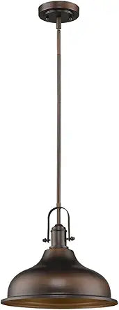 Acclaim Lighting IN21148ORB Restoration One Light Mini Pendant from Virginia Collection in Bronze/Dark Finish,