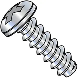 4-24X1/2 Phillips Pan Self Tapping Screw Type B Fully Threaded Zinc (Pack Qty 10,000) BC-0408BPP by Shorpioen