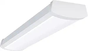 Metalux 2 ft. Integrated LED Wraparound Ceiling Light 2100 Lumens Dimmable 3CCT Selectable 3000K/3500K/4000K White Surface Mount Lighting Fixture 2NW20C3R