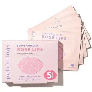 Patchology Ros�� Gel Lip Mask Patches | Hydrating for Dry Chapped Lips | 5ct