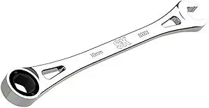 SK Tools USA 10MM, 6 Point, X-Frame Combination Ratcheting Wrench | 80003