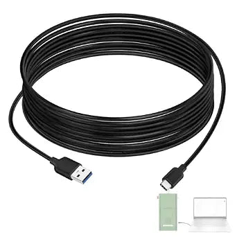 YIBEICO 78.74-inch USB Type-A to Type-C Extension Cable for xTool F1/PC