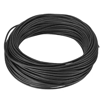MECCANIXITY 20AWG Stranded PVC Hookup Wire, UL1015 600V 30m/100ft Tinned Copper Electrical Wire Black 221 F for Internal Connecting