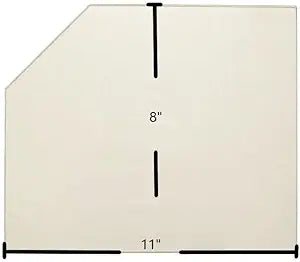 Carolina Challenge I Door Glass Replacement Γ 11" x 8" High-Temperature Ceramic Glass Panel with Corner Cut (7GCC1)