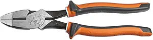 Klein Tools 20009NEEINS Heavy Duty Insulated Side-Cutting Pliers, Made in USA, Streamlined Design with Knurled Jaws and 1000 V Rating