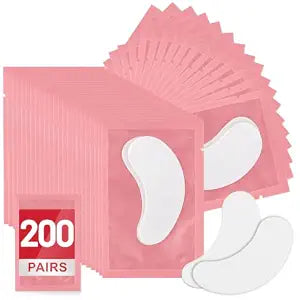 200 Pairs Hydrogel Eye Patches,Lint Free Under Eye Pads for Lash Extensions