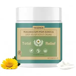 Total Relief Magnesium Cream, Soothing Hands & Feet, Arnica MSM & B6, 4oz